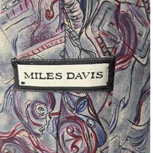 Miles Davis Silk Necktie Abstract Jazz Faces Music Art Gray Red Blue Tie USA